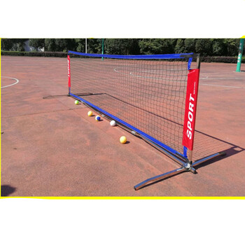 户外儿童学生移动便携式网球网架室内室外标准短网网架 6.