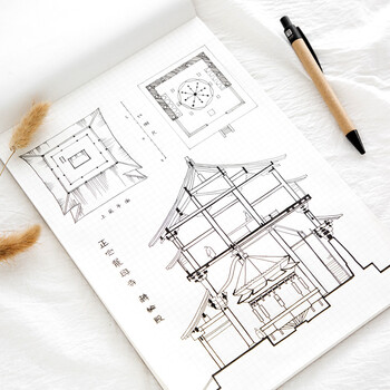 广博(GuangBo)A4/40张草稿本学生草稿纸演算本(空白本 方格本)2本装 GBR51015高中生学习神器