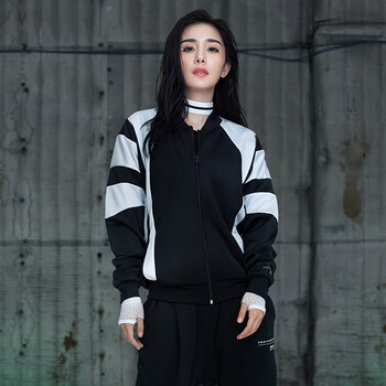 【杨幂同款】adidas阿迪达斯三叶草夹克女春秋女子运动休闲夹克cd6888