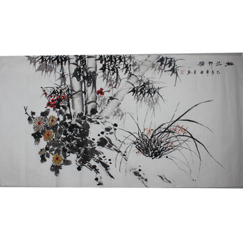 国家级美术师赵良《梅兰竹菊》四尺06拍卖已结束洛阳潜力女画家王妍