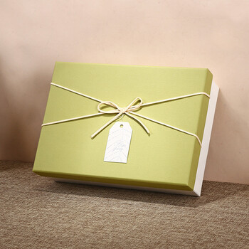 发光礼品盒正长方形大小号礼物包装盒伴手礼礼盒礼品包装盒子 绿盖米