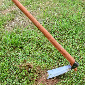 户外农用工具锄头农具挖地翻地除草种菜全钢长柄大锄头农用锄 5号大宽