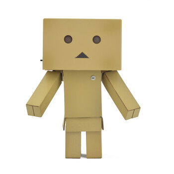 rmzcity 纸箱人阿楞四叶妹妹盒装玩具发光公仔模型 大