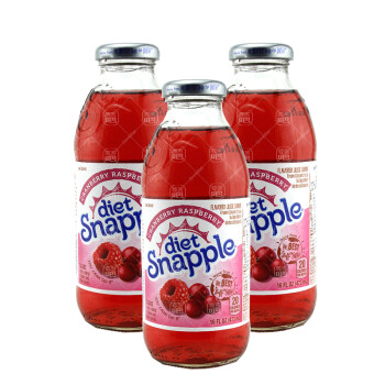 美國進口 snapple 斯納普/思樂寶/斯奈普 果味飲料 玻璃瓶 473ml/瓶