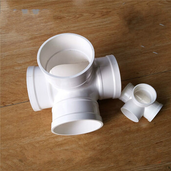 pvc四通接头 pvc排水管立体四通 pvc排水管下水管管件75 110 160 50
