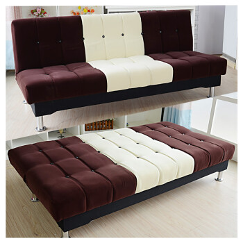 懒人皮革折叠沙发床单人沙发布艺床两用三人小户型沙发简易沙发床1a2