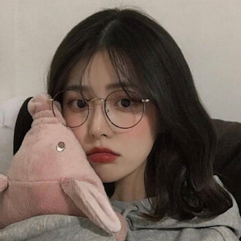 ulzzang复古原宿金边圆眼镜框女轻韩版近视眼镜网红镜架素颜神器 金框