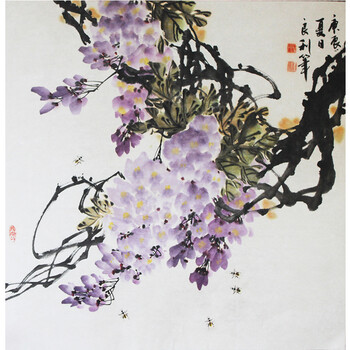 《玉兰黄鹂》06拍卖已结束张清栋《荷塘相伴》06拍卖已结束贾玉富