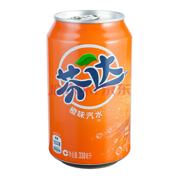 可口可乐(coca-cola) 芬达330ml*24厅 礼盒箱装2018新日期(高新区智卿