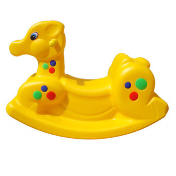 儿童小木马宝宝摇摇马婴幼儿摇椅 多色摇马幼儿游乐园儿童房玩具 小鹿