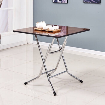 新款家具正方形折叠餐桌小户型家用吃饭桌子麻将桌家用方桌简易折叠桌