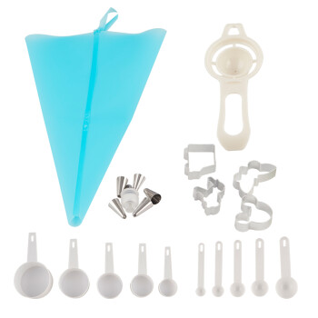 
                                                            杰凯诺 烘焙工具套装 新手套装 饼干披萨蛋挞DIY烤箱烘培模具蛋糕模具打蛋器 全套                
