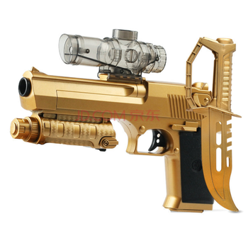 锦明 玩具枪电动连发手枪沙漠之鹰可发射软弹