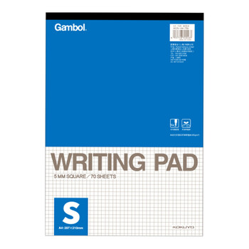 国誉(KOKUYO)草稿本Gambol渡边方格纸笔记本子拍纸本草稿纸作业本 A4/70张/4本 5mm方格 WCN-A4-709 国誉(KOKUYO)草稿本Gambol渡边方格纸笔记本子拍纸本草稿纸作业本 A4/70张/4本 5mm方格 WCN-A4-709