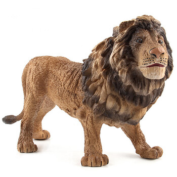 仿真动物模型摆件野生动物玩具套装大象长颈鹿斑马恐龙全套wsq 狮子