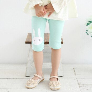 宝宝女童安全裤夏季防走光三儿童打底短裤中大童小女孩内裤 五分蓝色