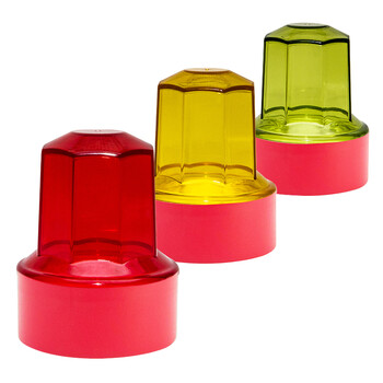 金隆兴【超级爆款】财务收纳盒法人章收纳印章盒印章收纳多功能印章包印章盒圆形银行财务用品B8051红色