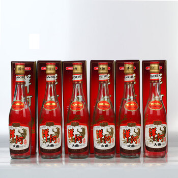 拍卖已结束06【12】1997年五粮液(红方盒塑盖金圈)52度500ml拍卖已