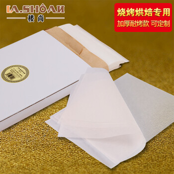 
                                                            楼尚（lashoan） 烧烤纸 500张烤肉纸烤鱼纸吸油烤盘纸长方形硅油烤箱纸 30*22cm长方形 500张                