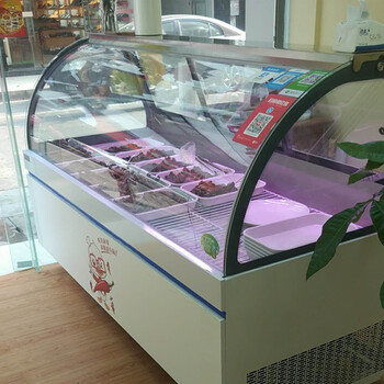 鸭脖保鲜柜 点菜凉菜展示柜熟食柜水果展示柜立式卤菜直冷藏展示柜 浅