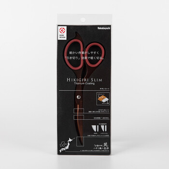 仲林（Nakabayashi）省力剪刀办公家用防粘美工刀DIY工具镀钛涂氟 香槟红 NH-HST180PB