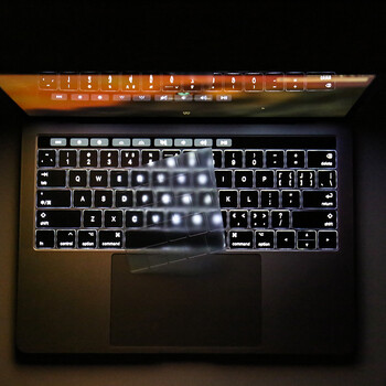 极川 苹果MacBook Pro13英寸Touch Bar笔记本电脑键盘膜 TPU隐形保护膜防水防尘A1706/A1989/A2159