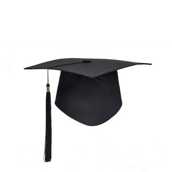 2018定做学士帽学位帽礼帽博士帽硕士帽方帽 黑色 均码【图片 价格 品