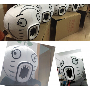 王尼玛头套玛丽卡通人偶服装定做王尼美野萌君人偶头套定制 普通版王