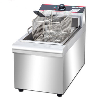 Hotkitch 电炸炉商用电炸炉双缸电炸炉小吃油炸锅炸薯条机大容量单锅油炸机 单锅 Ef 903 图片价格品牌报价 京东