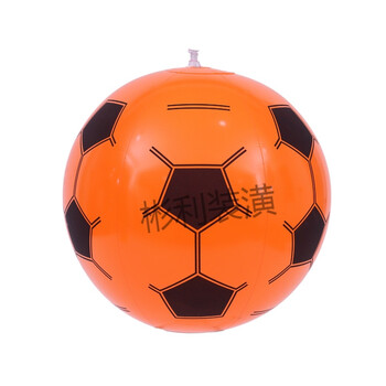 2018俄罗斯世界杯氛围布置酒吧ktv商场彩票店装饰品充气足球吊球 橘黑