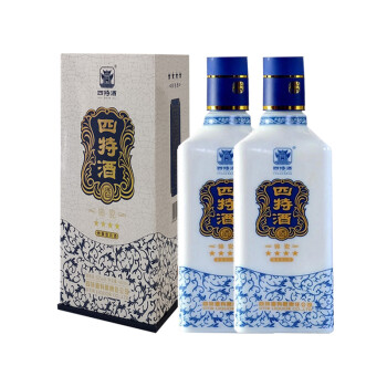 四特酒 锦瓷四星 52度 460ml （2瓶装）江西 特香型白酒