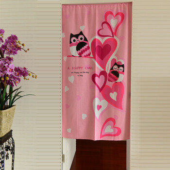 
                                        风雅荷塘  爱情表白  85*150CM 经编纱精品印花风水门帘 布艺 隔断 送杆                