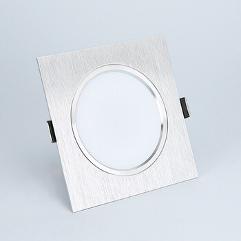 led单头筒灯吊顶格栅灯方形射灯嵌入式天花灯筒灯斗胆灯服装店商场