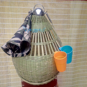 竹编制 经济野鸡笼 洛阳青竹野鸡笼方便实用型媒笼* 全竹笼 杯布