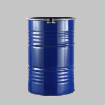 定制200l开口大铁桶化工桶全新铁桶170公斤铁桶储物油桶 开口蓝色