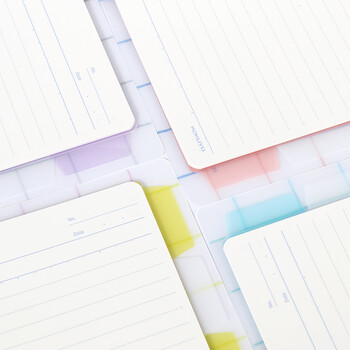 国誉(KOKUYO)格子印象B5活页本学生Campus笔记本子附5色索引分隔页 40张 灰色 WSG-RULP11MM