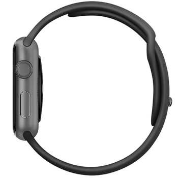 Apple Watch Sport 智能手表(42毫米深空灰色铝金属表壳搭配黑色运动型表带 MJ3T2CH/A）
