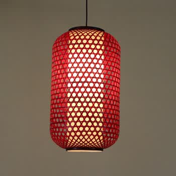 古达 中式仿古手工竹编灯罩灯笼吊灯宫灯餐厅酒店茶楼客栈古镇装饰