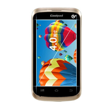 酷派 8076D 移动3G 智能 手机 （512M ROM） 淡雅金