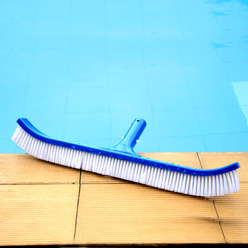 境界(jingjie) 泳池设备18寸塑料刷配伸缩杆泳池清洁吸污设备吸污机配