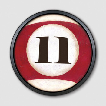 创意圆形台球室装饰画挂画娱乐休闲会所桌球厅海报壁画