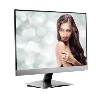 AOC T2369MD 23英寸宽屏窄边框IPS广视角LED背光液晶显示器（带电视功能）（黑/银色）
