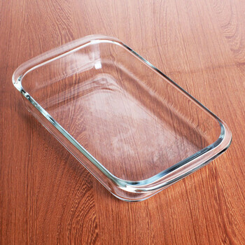 钢化玻璃盘参茸托盘药材托盘鱼盘烤盘微波炉烤箱用药材托盘子盛放中