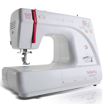 
                                        蝴蝶牌 JH8190A 家用电动多功能缝纫机 快速穿线小型正品锁边吃厚强低噪音                
