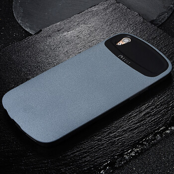 oppor9手机壳硅胶磨砂硬壳防摔保护套新款 r9手机套男款简约 钛空灰