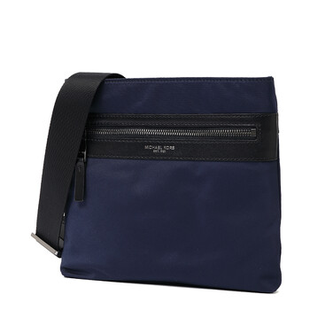 michael kors迈克高仕 mk简约商务男士单肩斜挎包男包 33s6lknc5c 深