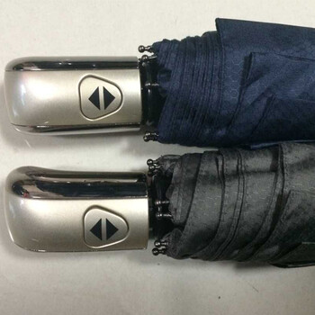 
                                        零时差雨伞男士直杆伞 双层加厚超大自动商务长柄伞女士防晒防紫外线太阳伞户外高尔夫遮阳晴雨伞 135CM外黑内红                