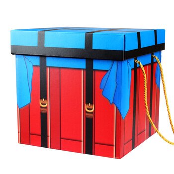 求生零食礼物盒大礼包游戏宅男友女友生日礼物 吃鸡空投箱礼盒(35包