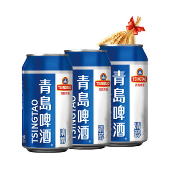 青岛啤酒青岛啤酒8度330ml*6*4清醇罐啤整箱