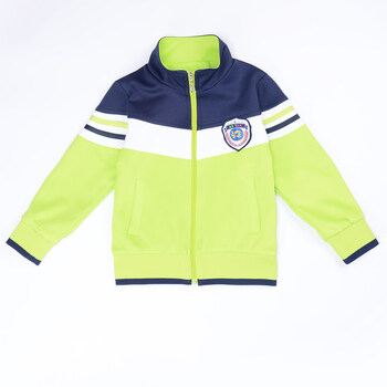 2018春季新款学生校服幼儿园园服中大童班服男女童运动套装 荧光绿